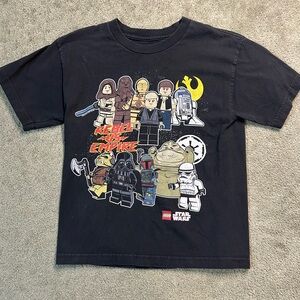 RARE Vintage Lego Star Wars Promo T Shirt Yourh Size Large 14 Video Game